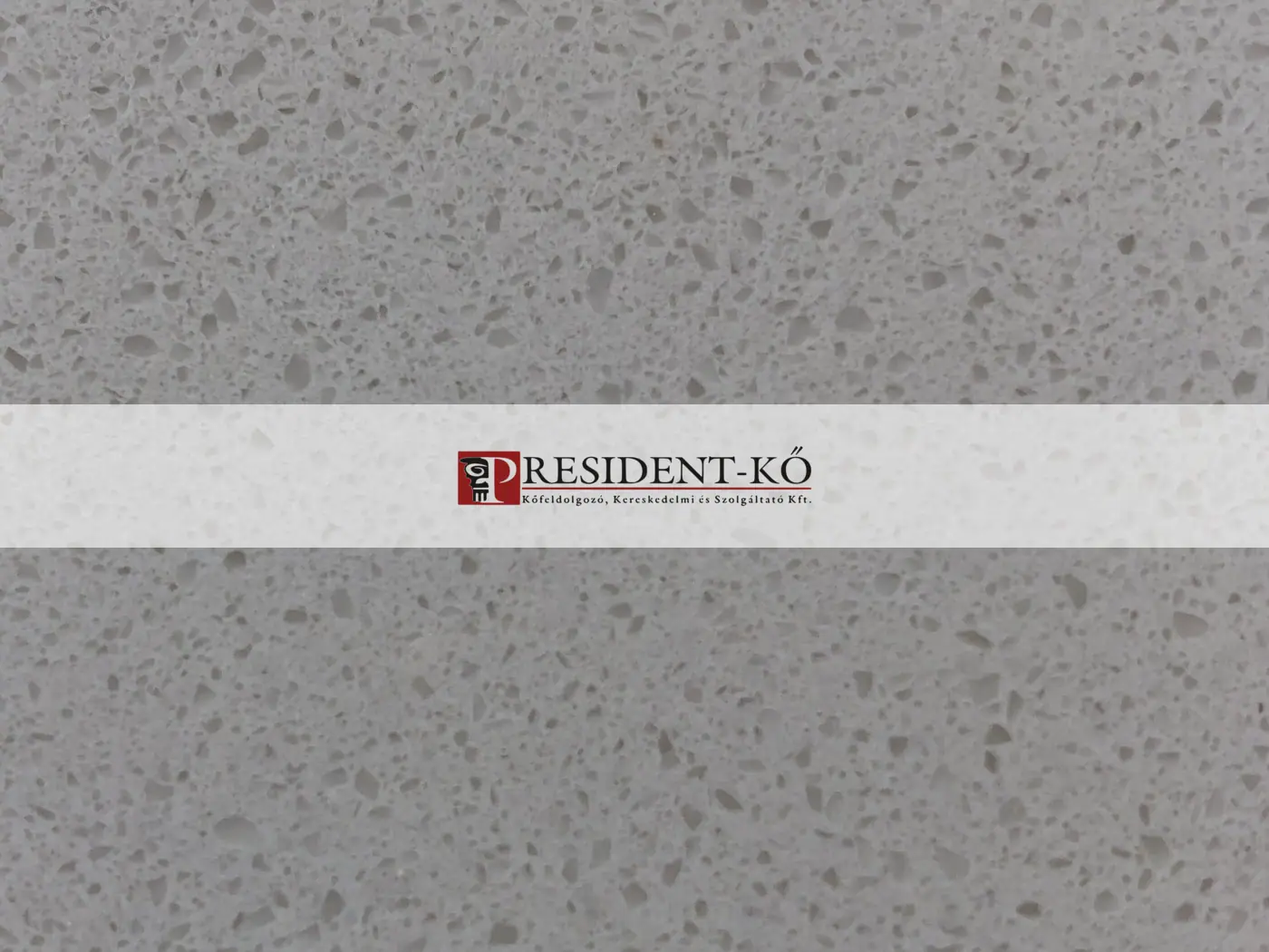 Fine Sands Technikai Kő kőtábla a President-Kő raktárában